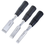 Heavy Duty 7.5" Woodworking Chisel Mn65 Carbon Steel with Hammer End and Non-Slip Handle