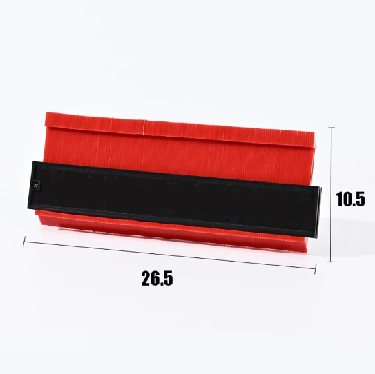 Adjustable Contour Gauge Measuring Tool for Tile Laminate Carpet and Woodworking Templates