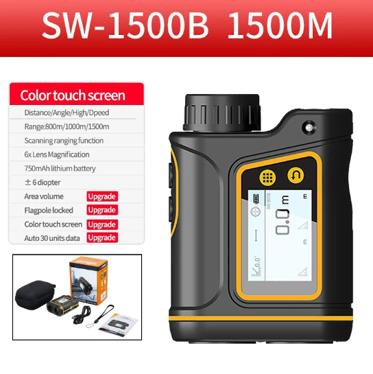 Portable Laser Distance Measuring Rangefinder Binoculars Rechargeable Long Range Distance Meter
