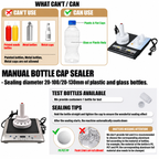 Induction Bottle Sealer 800-1200W Adjustable Handheld Foil Sealing Machine 20-100mm