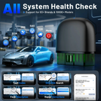 Wireless OBD2 Bluetooth 5.0 Car Diagnostic Tool with Mobile App Support, Vehicle Code Reader Scanner