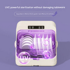 UV Tableware Cabinet 20L Countertop Drying and Storage Cabinet with Stainless Steel Construction