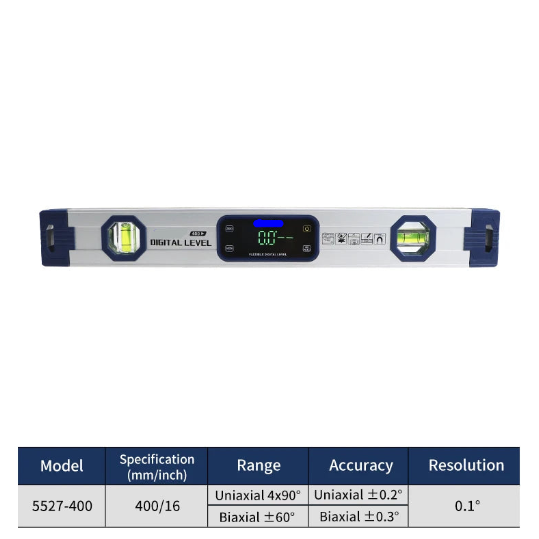 Portable Electronic Angle Finder Protractor Level with LCD Display and Magnetic Base for Construction