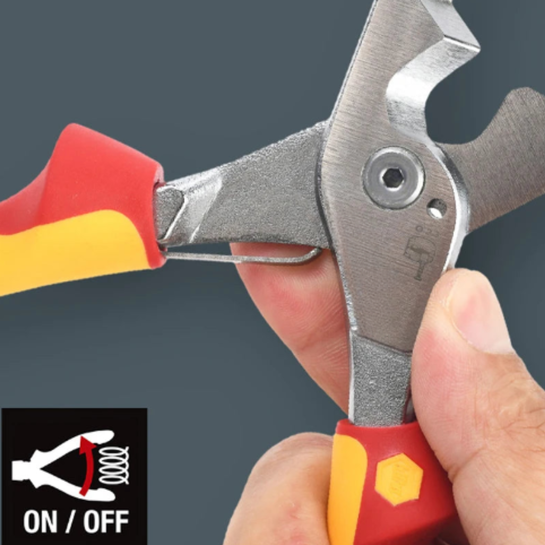 Heavy Duty 8 in 1 Insulated Electrician Pliers with Wire Stripper Cutter and Crimping Function