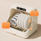 UV Tableware Cabinet 20L Countertop Drying and Storage Cabinet with Stainless Steel Construction