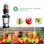3-in-1 Portable Smoothie Blender Food Chopper and Dry Grinder 700W with 600ml Bottle