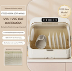 UV Tableware Cabinet 20L Countertop Drying and Storage Cabinet with Stainless Steel Construction