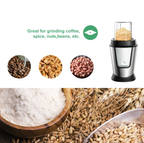 3-in-1 Portable Smoothie Blender Food Chopper and Dry Grinder 700W with 600ml Bottle