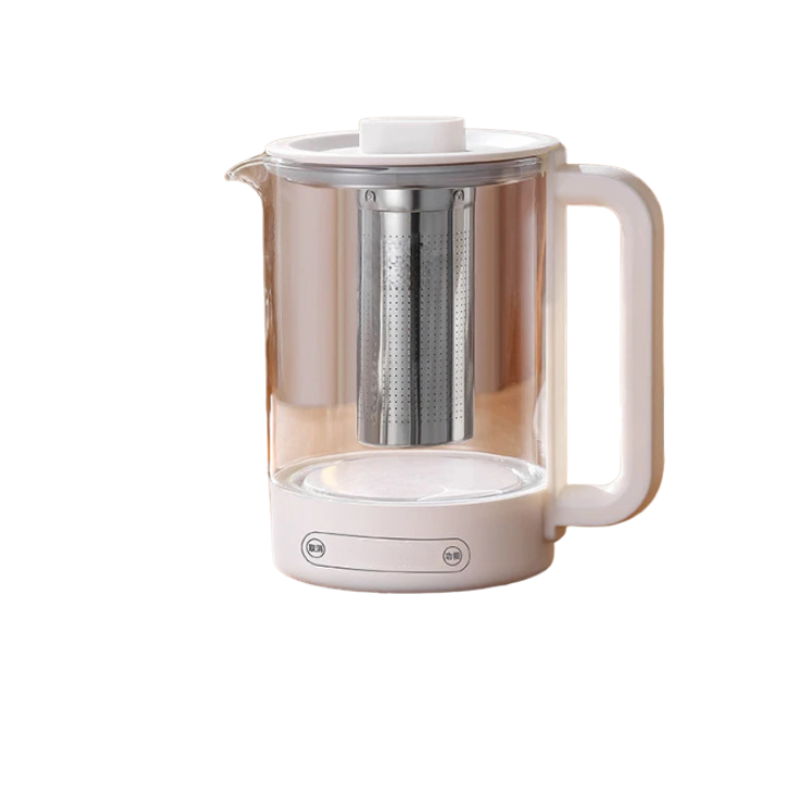 Glass Electric Tea Kettle 1.5L 700W with Filter and Automatic Shut-Off Water Boiler