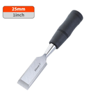 Heavy Duty 7.5" Woodworking Chisel Mn65 Carbon Steel with Hammer End and Non-Slip Handle
