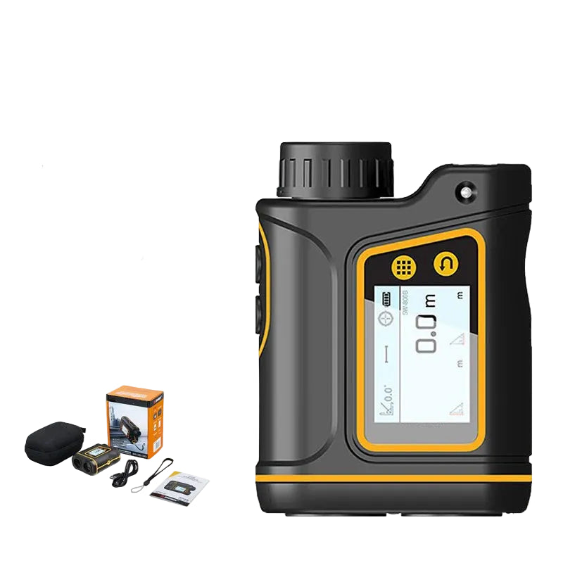 Portable Laser Distance Measuring Rangefinder Binoculars Rechargeable Long Range Distance Meter