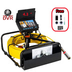Portable Sewer Pipe Inspection Camera 20m Cable with 10cm HD Screen LED Camera and DVR Recording