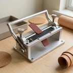 Manual Leather Skiving Machine Adjustable Leather Peeling Thinning Splitter Tool for Leathercraft