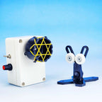 Fishing Rod Winding Machine USB Portable Wrapping and Epoxy Rotating Tool with 2 Support Stands