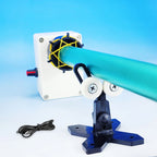 Fishing Rod Winding Machine USB Portable Wrapping and Epoxy Rotating Tool with 2 Support Stands