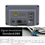 2 Axis Digital Readout Display with 2 Linear Glass Scales 0.005mm Resolution for Milling and Lathe Machines