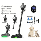 Cordless Vacuum Cleaner 55KPa 2-in-1 Rechargeable Stick and Handheld Cleaner with HEPA Filter