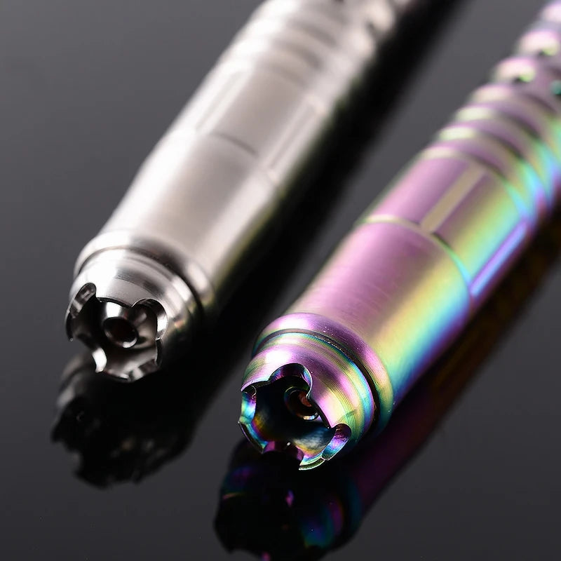Titanium Alloy Tactical Pen with Glass Breaker Portable Multi Functional Writing Tool