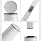 Disposable Toilet Brush Set with Replacement Heads Bathroom Cleaning Brush and Holder