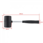 Heavy Duty 400g Rubber Mallet with Steel Handle & Non-Slip Grip – Tile Installation DIY Hand Tool