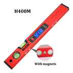 Heavy Duty 400mm Digital Spirit Level Angle Finder with LED Display and Aluminium Measuring Ruler
