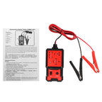 Portable 12V Car Battery Tester with LED Display Automotive Diagnostic Tool for Vehicle Circuits