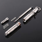 Titanium Alloy Tactical Pen with Glass Breaker Portable Multi Functional Writing Tool