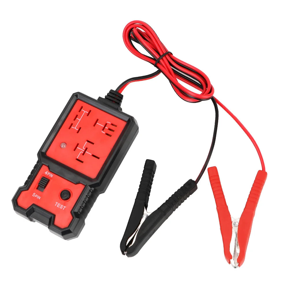 Portable 12V Car Battery Tester with LED Display Automotive Diagnostic Tool for Vehicle Circuits