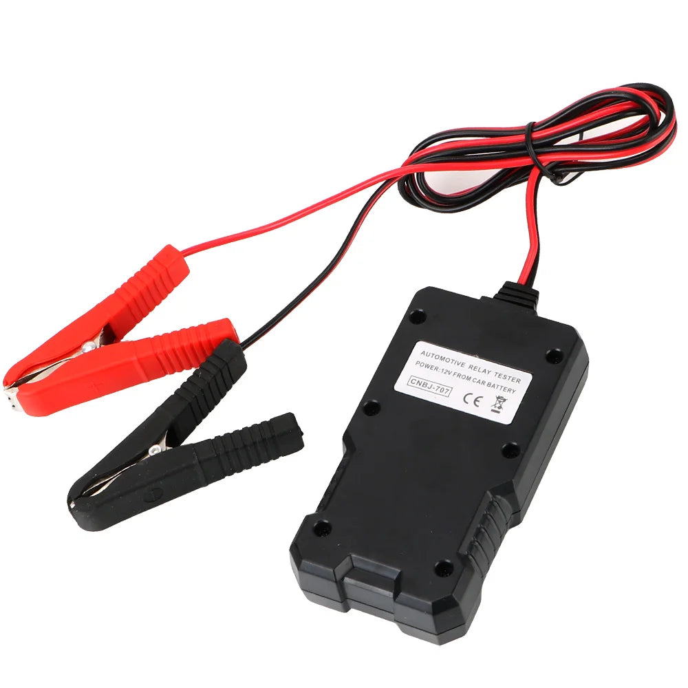 Portable 12V Car Battery Tester with LED Display Automotive Diagnostic Tool for Vehicle Circuits