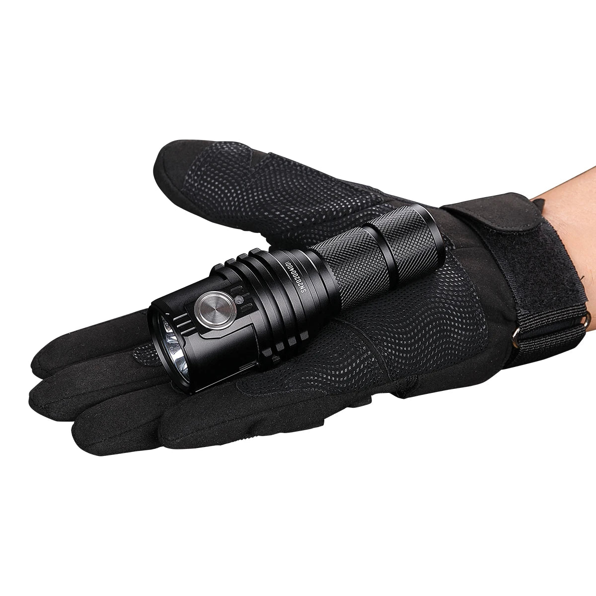 LED Flashlight Rechargeable 13000 Lumens Waterproof Torch with 21700 Battery and Type C Charging