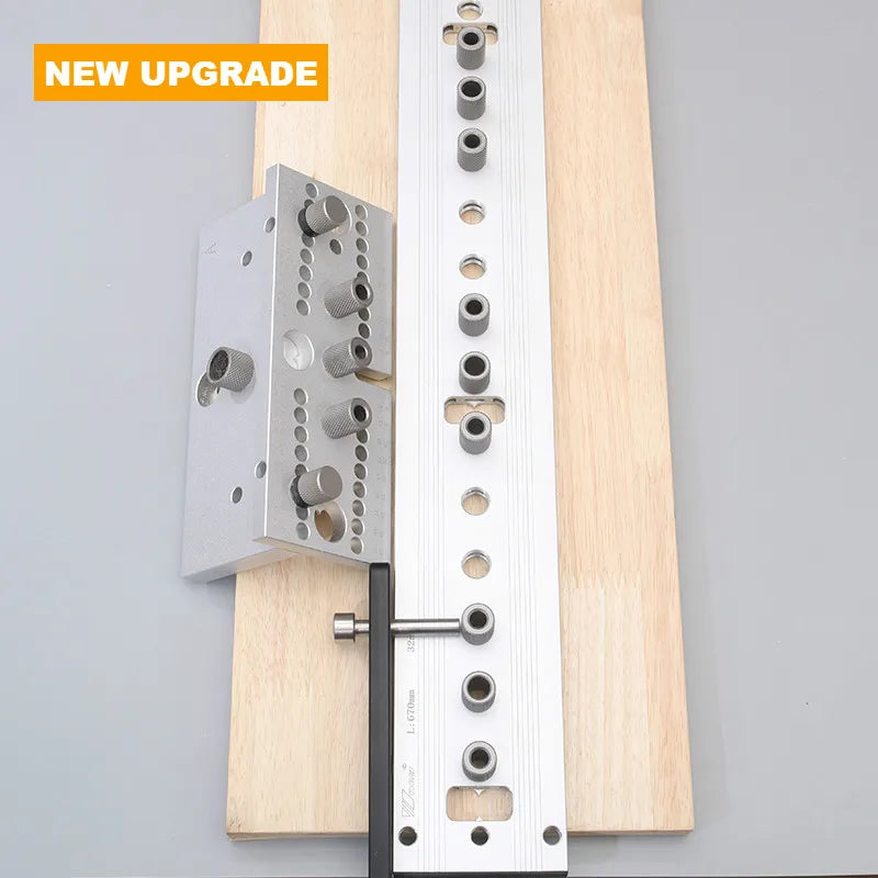 Woodworking Doweling Jig Kit 3-in-1 Adjustable Drilling Guide for Furniture Joining and Carpentry