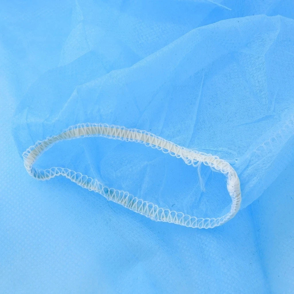 Disposable Work Gowns 10 Pack Non-Woven Long Sleeve Blue Cover Gowns 110cm