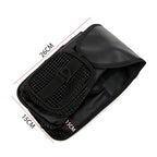 Scuba Diving Mesh Gear Pouch with Dual Pockets D-Ring and Belt Attachment for Reel and SMB Storage