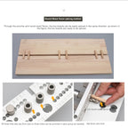 Woodworking Doweling Jig Kit 3-in-1 Adjustable Drilling Guide for Furniture Joining and Carpentry