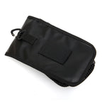 Scuba Diving Mesh Gear Pouch with Dual Pockets D-Ring and Belt Attachment for Reel and SMB Storage