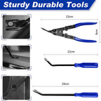 43-Piece Car Trim Removal Tool Set with Storage Bag for Interior Panel, Clip and Dashboard Disassembly