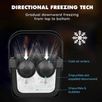 Crystal Clear Ice Ball Maker 4 Large 2.4 Inch Sphere Ice Mold for Whiskey Cocktails Drinks