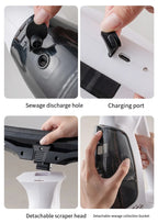Portable Cordless Window Vacuum Cleaner Rechargeable Glass Cleaning Tool