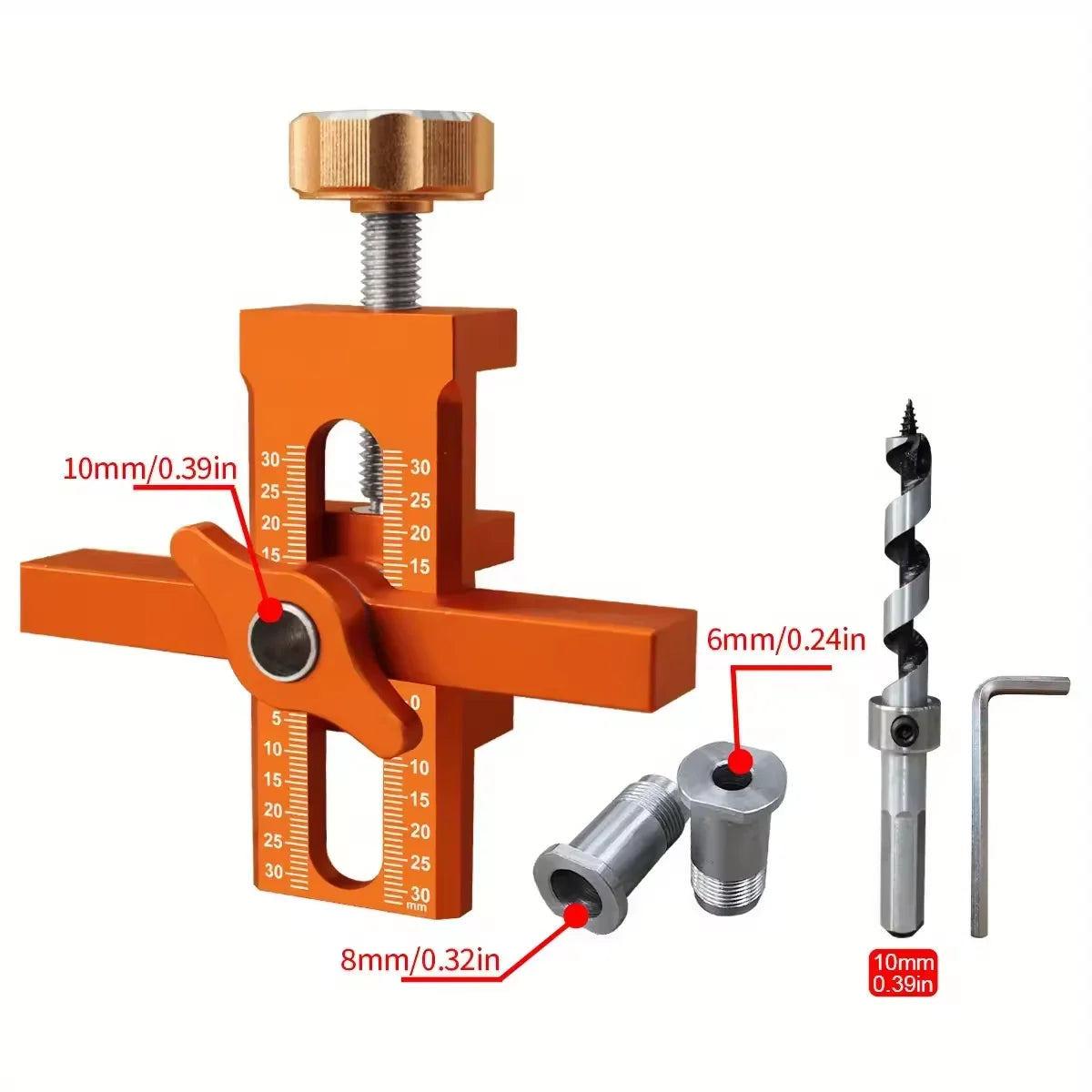 Woodworking Cabinet Door Installation Jig 2-in-1 Quick Positioning Tool for Panels and Drilling