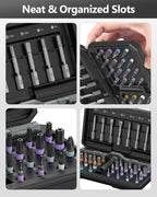 Portable 66-in-1 Ratchet Screwdriver Tool Kit with T-Handle & 40 Bits for Electronics, Bicycle & Home Use