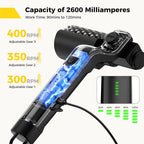 Cordless Electric Grill Brush 2-in-1 Rechargeable BBQ Cleaner with Rotating Scrubber