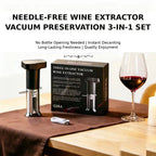 Automatic Electric Wine Bottle Opener with Aerator Pourer and Vacuum Wine Preserver 3-in-1