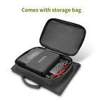 Portable 60W Foldable Solar Charger with 18V DC Output, USB-C 60W and USB-A x2 for Camping and Travel