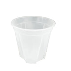 Clear Plastic Plant Nursery Pots with Drainage Holes Transparent Orchid Planter Seedling Container