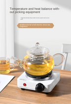 Portable Electric Hot Plate 500W Mini Countertop Cooking Stove with Adjustable Heat Control
