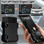 Wireless OBD2 Scanner Bluetooth Diagnostic Tool for Vehicles with Mobile App Support