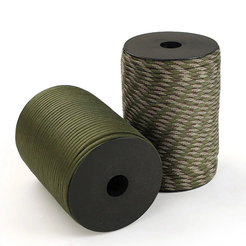Paracord Rope 50m Heavy Duty 9 Core 4mm Polyester Utility Cord for Camping DIY and Outdoor Use