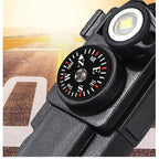 Paracord Survival Bracelet 13-in-1 Outdoor Multi Tool with LED Light Compass and Fire Starter