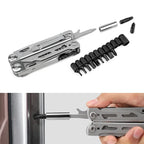 Heavy Duty Folding Multi Tool Pliers with Knife and Cutter Portable Outdoor Utility Tool