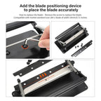Manual Leather Skiving Machine Large Stainless Steel Belt Strap Splitter with 20 Blades